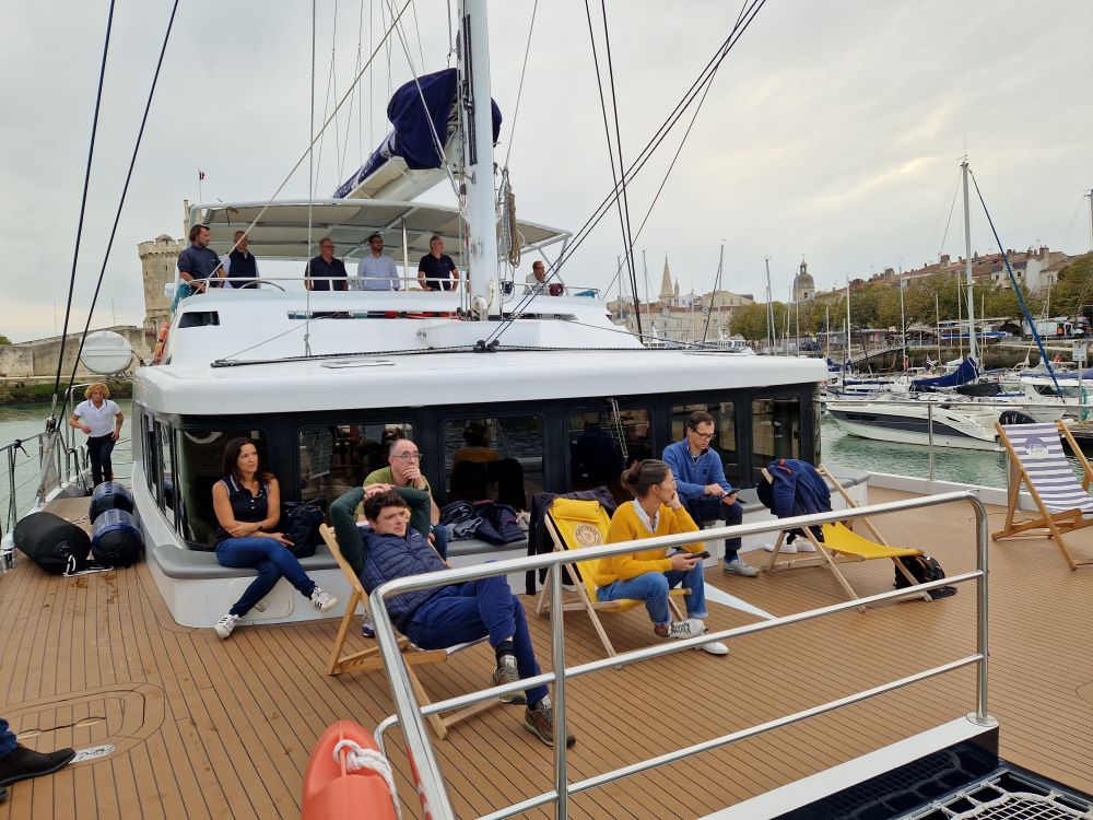 Séjour de Relation Publique sur un bateau pour une entreprise bretonne et ses meilleurs clients