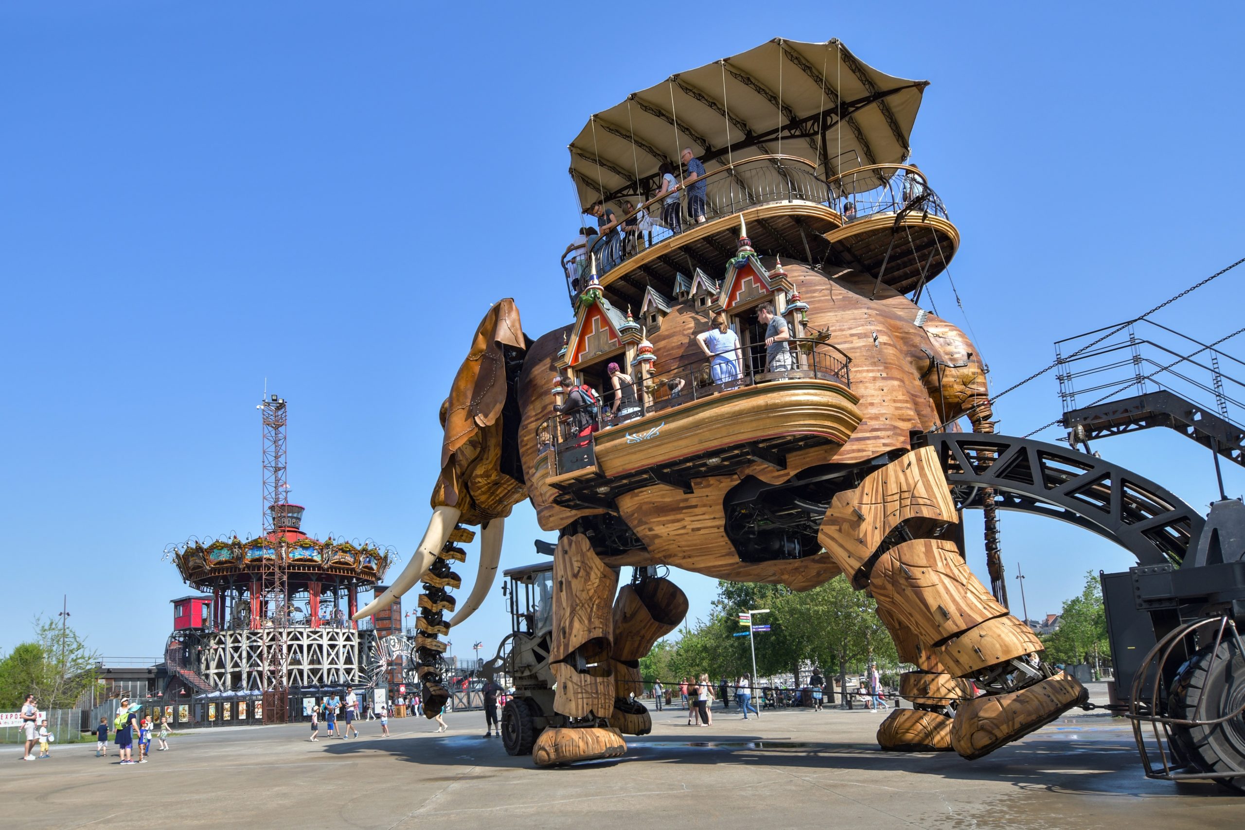 Les machines de l'île de Nantes. Un lieu magique pour un événement professionnel à Nantes.